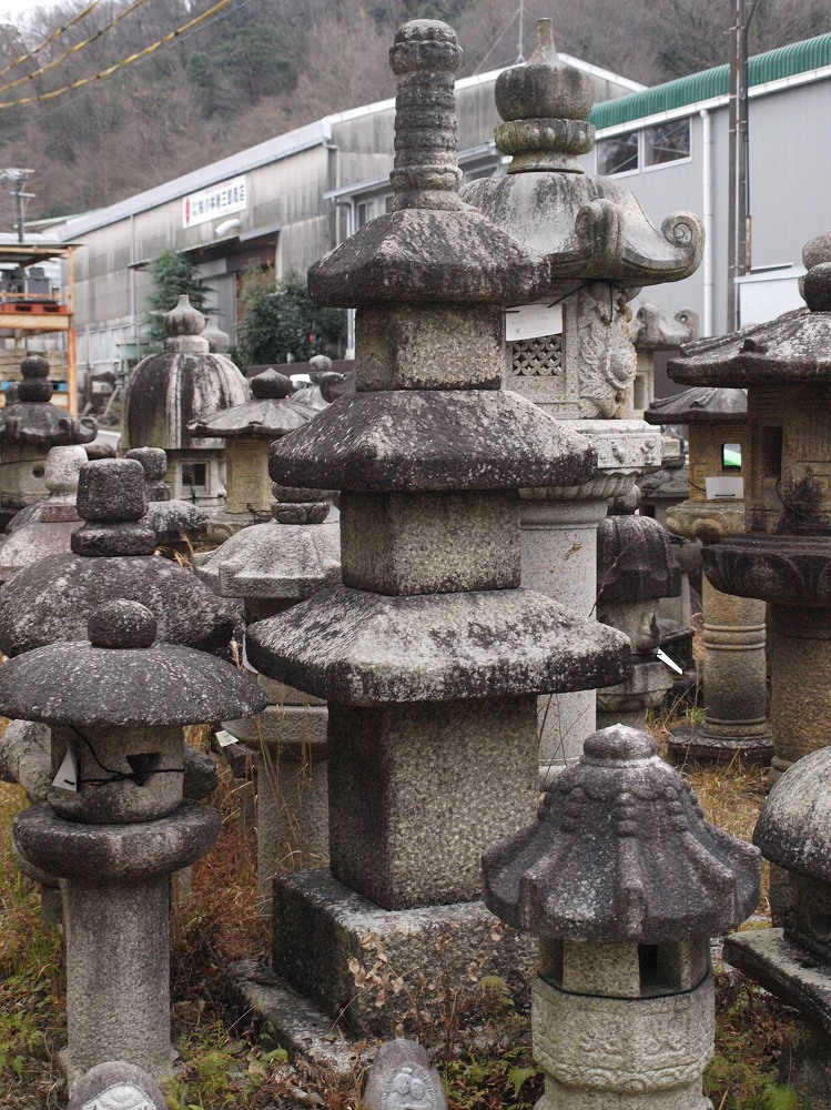 来迎院型三層塔の製品案内愛知県岡崎市の石灯篭・水鉢蹲など石材製品の 