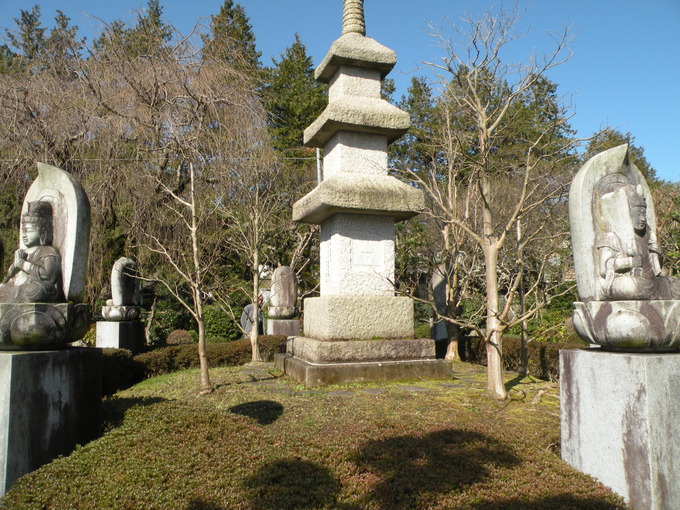 三層仏塔と十二支守護尊