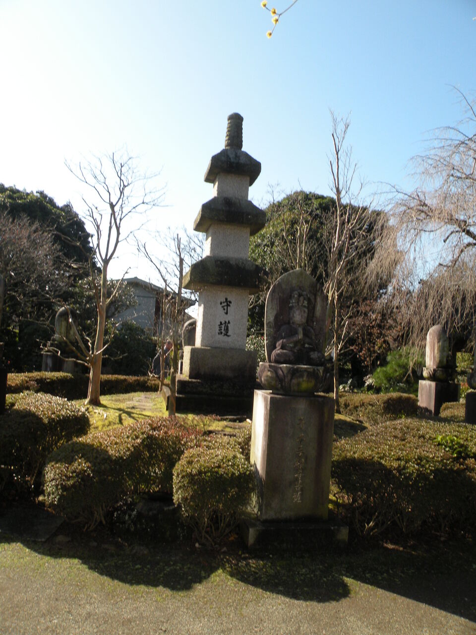 三層仏塔と十二支守護尊